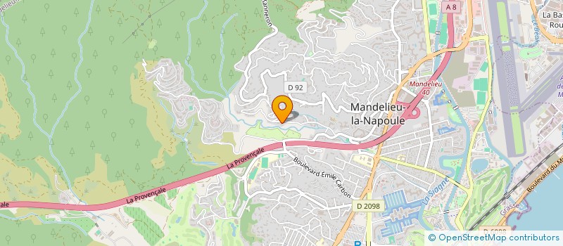 localisation de l'entreprise RAYO DE SOL à MANDELIEU-LA-NAPOULE