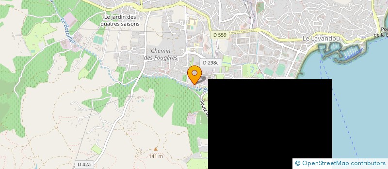 localisation de l'entreprise RAYOL BAY  BORMES-LES-MIMOSAS