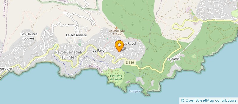 localisation de l'entreprise RAYOL & C à RAYOL-CANADEL-SUR-MER