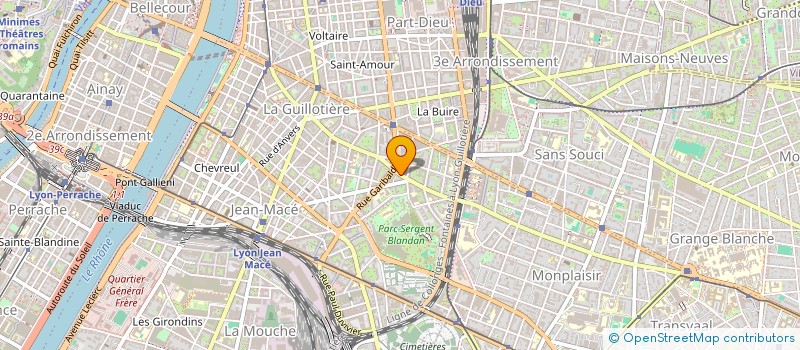 localisation de l'entreprise RAYON BLEU  LYON