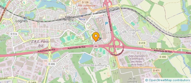 localisation de l'entreprise RAYON D'ART  TORCY