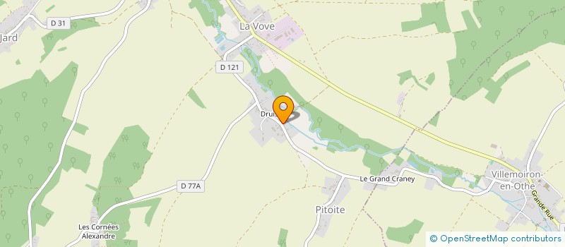 localisation de l'entreprise RAYON D'OTHE  AIX-VILLEMAUR-PALIS