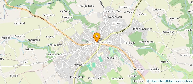 localisation de l'entreprise RAYON DE COM à PLONEOUR-LANVERN