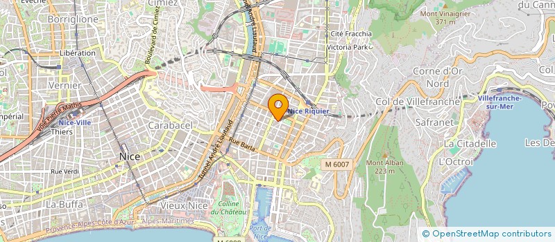 localisation de l'entreprise RAYON DE SOLEIL à NICE