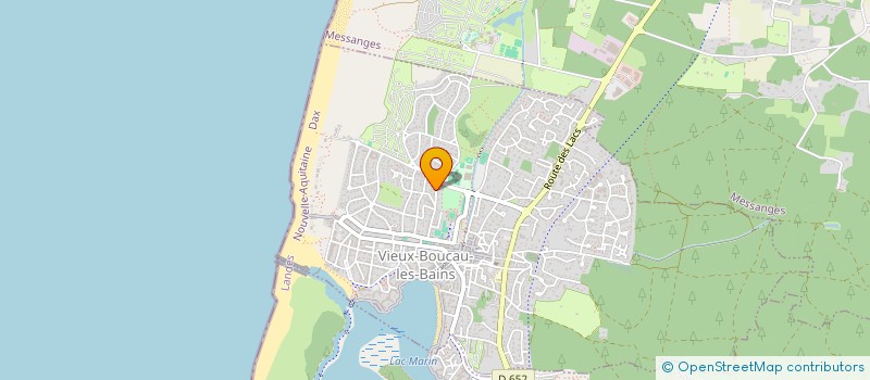 localisation de l'entreprise RAYON DE SOLEIL  VIEUX-BOUCAU-LES-BAINS