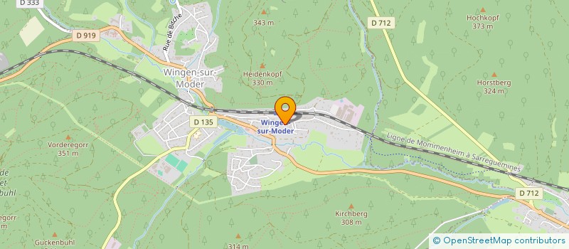 localisation de l'entreprise RAYON DE SOLEIL  WINGEN-SUR-MODER