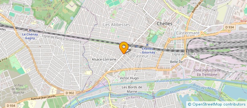 localisation de l'entreprise RAYON DU SOLEIL à CHELLES