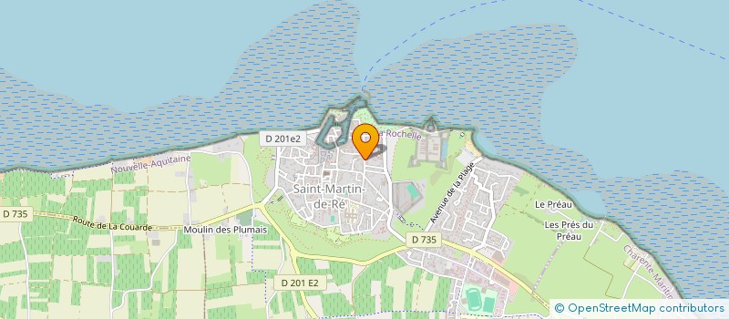 localisation de l'entreprise RAYON VERT  SAINT-MARTIN-DE-RE