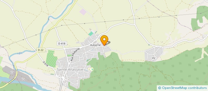 localisation de l'entreprise RAYON VERT  SAINTE-ANASTASIE