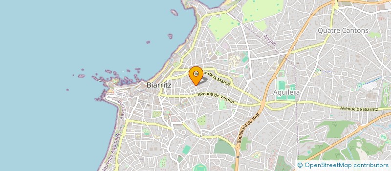 localisation de l'entreprise RAYON VERT INVESTISSEMENTS à BIARRITZ