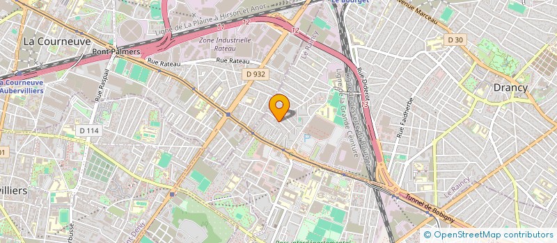 localisation de l'entreprise RAYONNAGE INDUSTRIEL  DRANCY