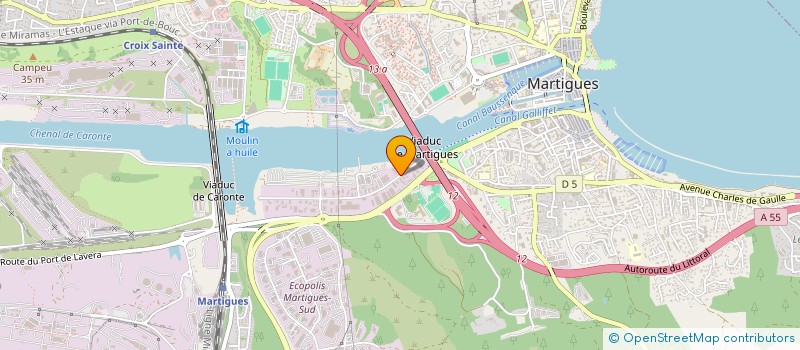 localisation de l'entreprise RAYONNAGES SERVICES à MARTIGUES