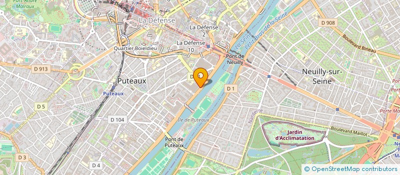 localisation de l'entreprise RAYONNANCE DISTRIBUTION à PUTEAUX