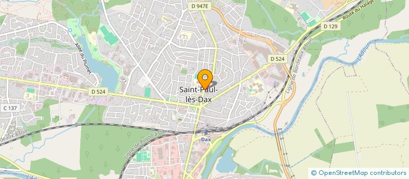 localisation de l'entreprise RAYONNE 40  SAINT-PAUL-LES-DAX