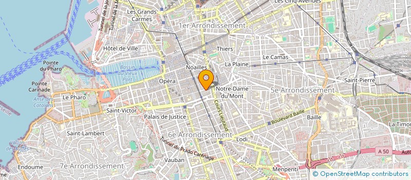 localisation de l'entreprise RAYONS à MARSEILLE 6