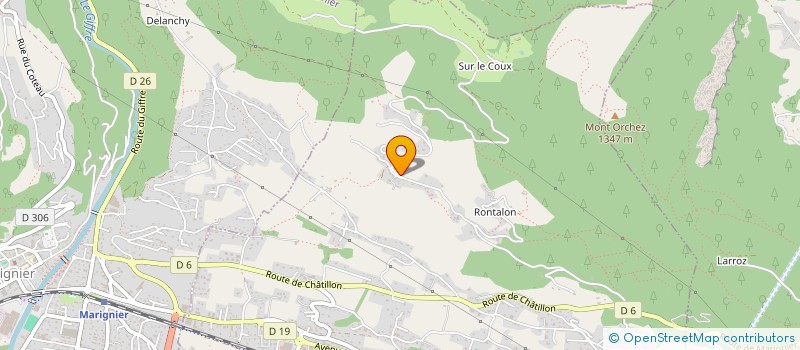 localisation de l'entreprise RAYONS DE SOLEIL D'AMANCY  THYEZ