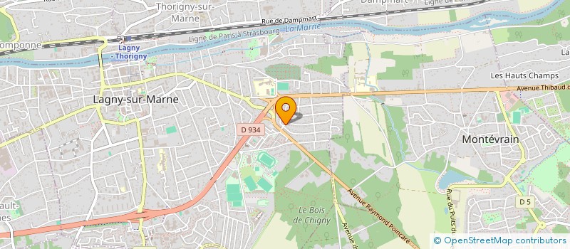 localisation de l'entreprise RAYONVERT à LAGNY-SUR-MARNE