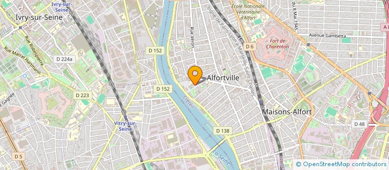 localisation de l'entreprise RAYOUSS TRANSPORT à ALFORTVILLE