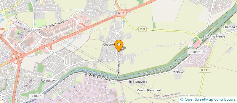 localisation de l'entreprise RAYPIE  DOMPIERRE-SUR-MER