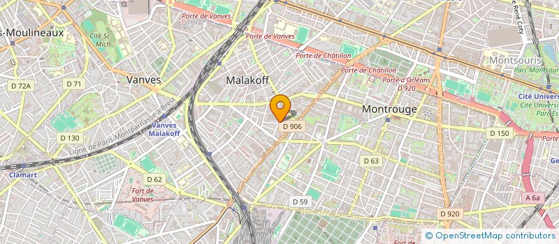 localisation de l'entreprise RAYPIE  MALAKOFF