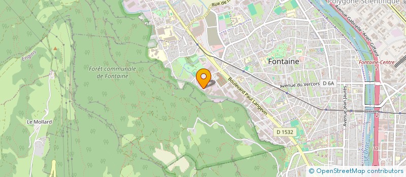 localisation de l'entreprise RAYPRINT à FONTAINE