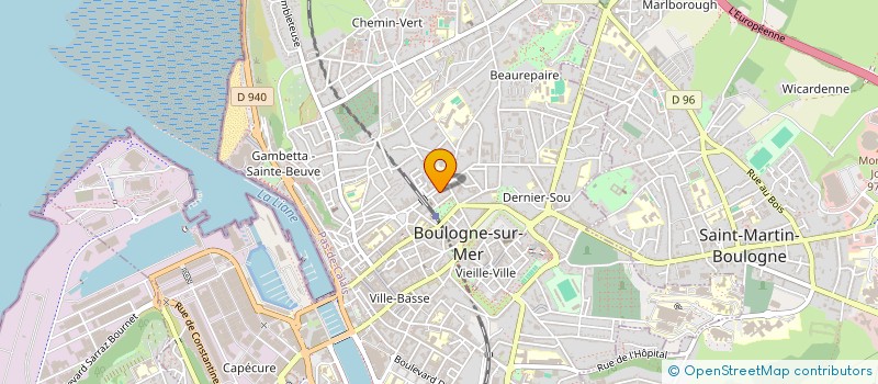 localisation de l'entreprise RAYS  BOULOGNE-SUR-MER