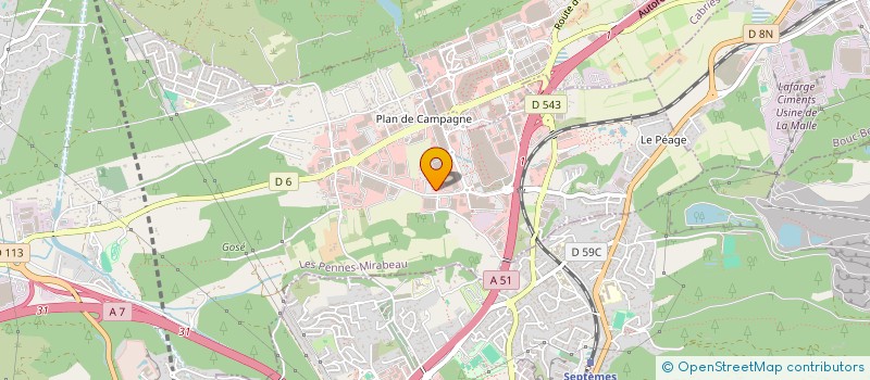 localisation de l'entreprise RAYSAL EXPANSION DIFFUSION à LES PENNES-MIRABEAU