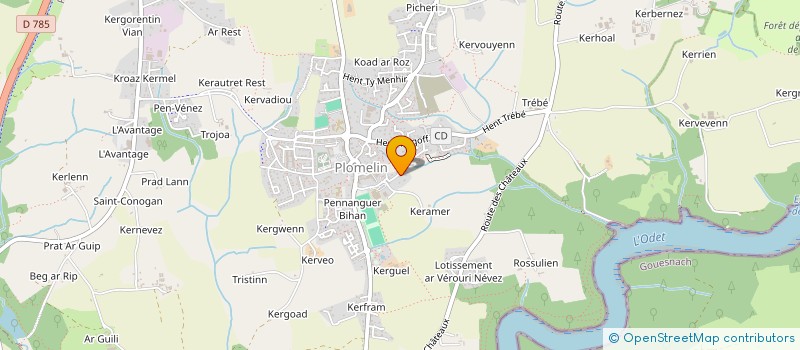 localisation de l'entreprise RAYSQARE  PLOMELIN