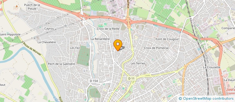 localisation de l'entreprise RAYSSAC CLAUDE RAYSSAC LUCIEN à BEZIERS