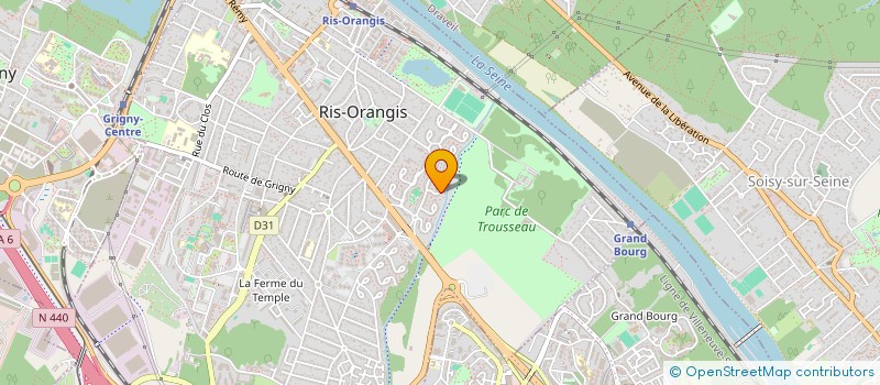 localisation de l'entreprise RAYSSAC PATRIMOINE à RIS-ORANGIS