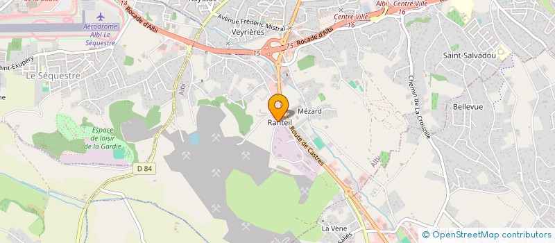 localisation de l'entreprise RAYSSIGUIER IMMOBILIER à ALBI