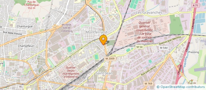 localisation de l'entreprise RAYSYS  CLERMONT-FERRAND