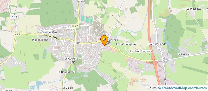 localisation de l'entreprise RAYTEAM  LAILLE