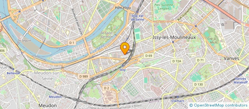localisation de l'entreprise RAYTHEON SYSTEMS FRANCE à ISSY-LES-MOULINEAUX