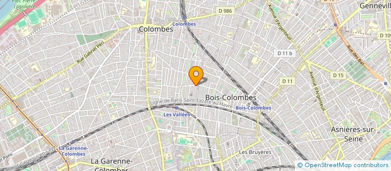 localisation de l'entreprise RAYUELA à COLOMBES