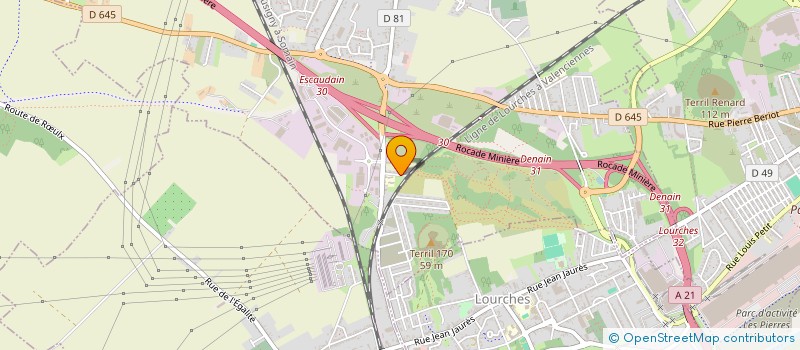 localisation de l'entreprise RAYYAN BATIMENT  ESCAUDAIN