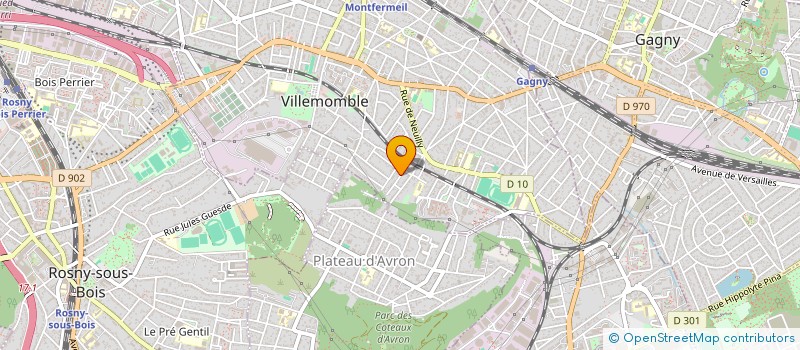 localisation de l'entreprise RAZ à VILLEMOMBLE
