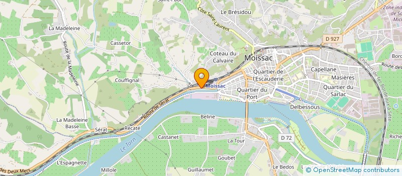 localisation de l'entreprise RAZ BEBETTE à MOISSAC