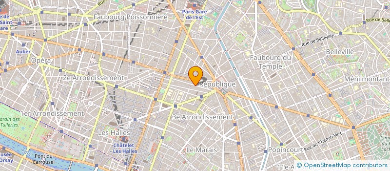 localisation de l'entreprise RAZ DE MAREE à PARIS