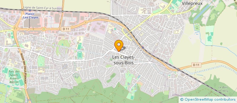 localisation de l'entreprise RAZ RENOVATION  LES CLAYES-SOUS-BOIS