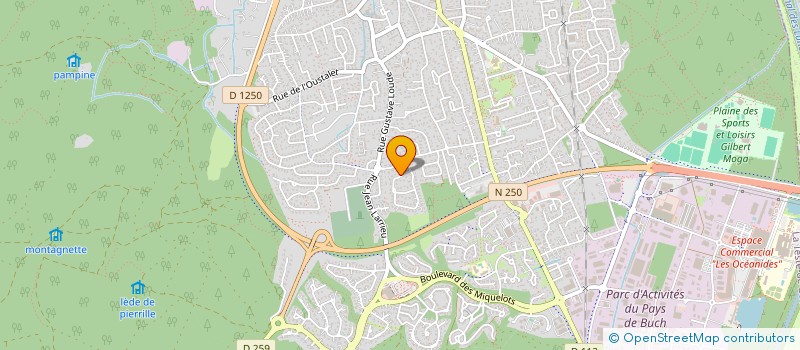 localisation de l'entreprise RAZAROS  LA TESTE-DE-BUCH