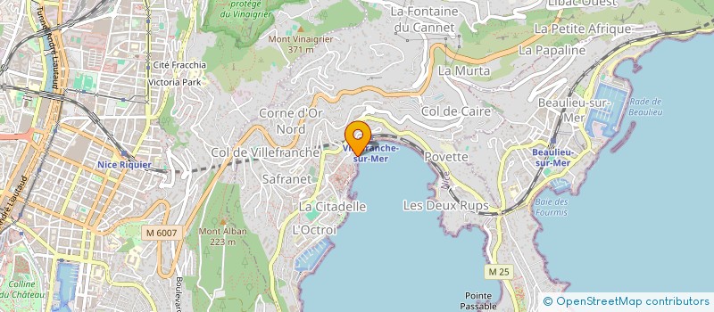 localisation de l'entreprise RAZAROS à VILLEFRANCHE-SUR-MER
