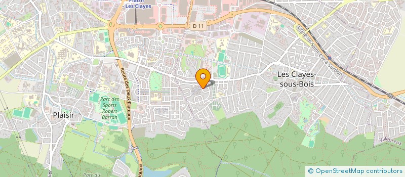 localisation de l'entreprise RAZERTY FAMILY à LES CLAYES-SOUS-BOIS