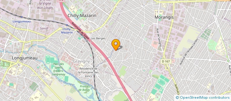 localisation de l'entreprise RAZET à MORANGIS