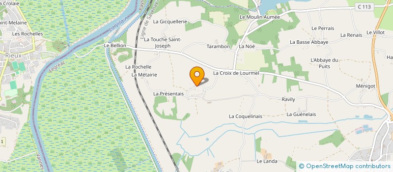 localisation de l'entreprise RAZETTE  FEGREAC