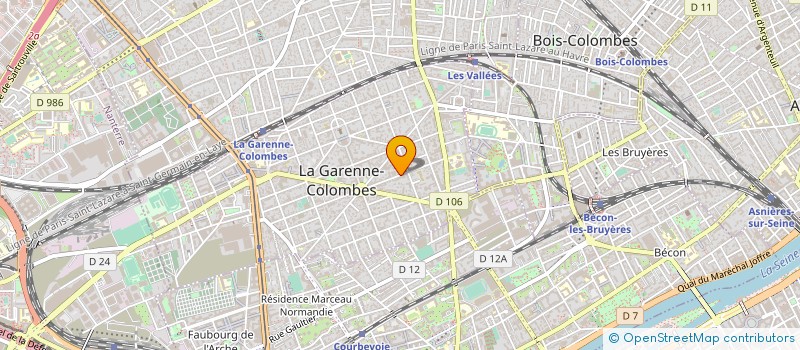 localisation de l'entreprise RAZGANI NEZHA à LA GARENNE-COLOMBES
