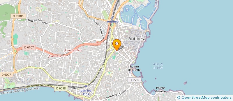 localisation de l'entreprise RAZIK à ANTIBES