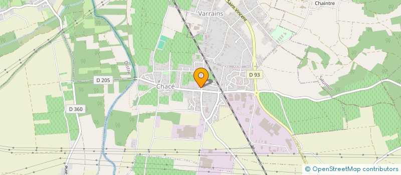 localisation de l'entreprise RAZIN CLAUDE à BELLEVIGNE-LES-CHATEAUX