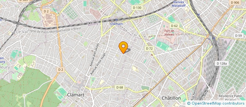 localisation de l'entreprise RAZO à CLAMART