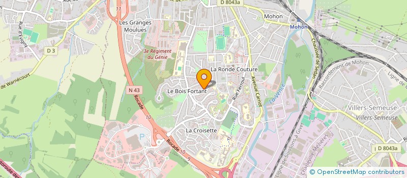 localisation de l'entreprise RAZORBACK BOOMERANG CLUB  CHARLEVILLE-MEZIERES